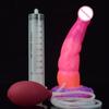 Светящийся в темноте дилдо-щупальце – Мягкий силиконовый эякулирующий член для женщин, Анальная фантазия секс-игрушка с функцией брызг