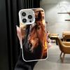 Ферганская Лошадь Животное Мягкий Чехол для Телефона для iPhone 15 16 17 Pro Max 17Air 16E 14 Plus 13 12 Mini Ударопрочная Задняя Крышка