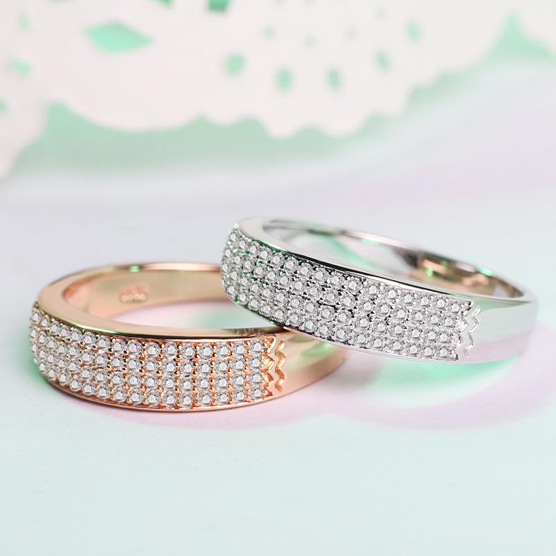 Европейские и американские кольца с позолоченными бриллиантами для женских обручальных колец