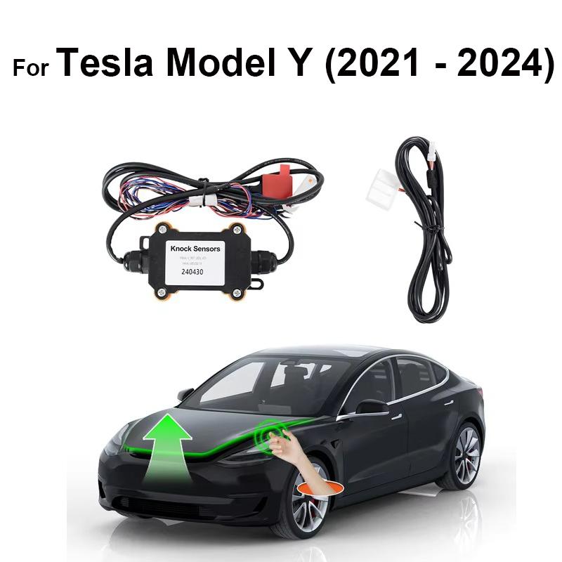 For Tesla Knock Open Frunk Smart Sensing Tap Twice To Open The Front Trunk Knock Sensor For Model 3 Y 2021-2024