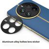 For Realme 12 Pro 5G Hollow Lens Protector Aluminum Alloy Phone Camera Bezel Cover