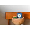 Lemnos Alarm Clock, Analog, Farbe, Natural Wood Grain, Blue, PA25-01 BL