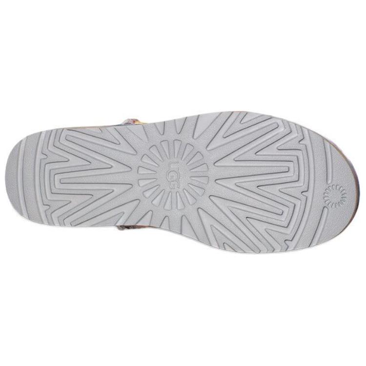 UGG Классические ультрамини-ботинки на платформе Collina Strada светло-голубые цветочные унисекс-кеды 1170171-LLF