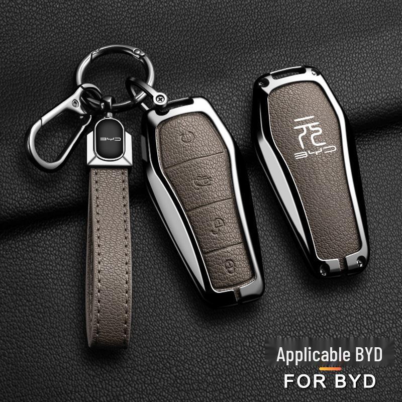 Чехол для ключа BYD Yuan Plus Чемпионское издание: Металлический корпус с полным покрытием для мужчин и женщин