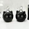1шт дозатор мыла для кошек, очаровательная бутылка для лосьона с насосом, керамика для ванной комнаты, лосьон для столешницы, мультяшный котенок, многоразовый, 480 мл