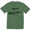 Футболка с графическим принтом AK47, права на ношение оружия, 2-я поправка, мужская, унисекс, одежда AK-47