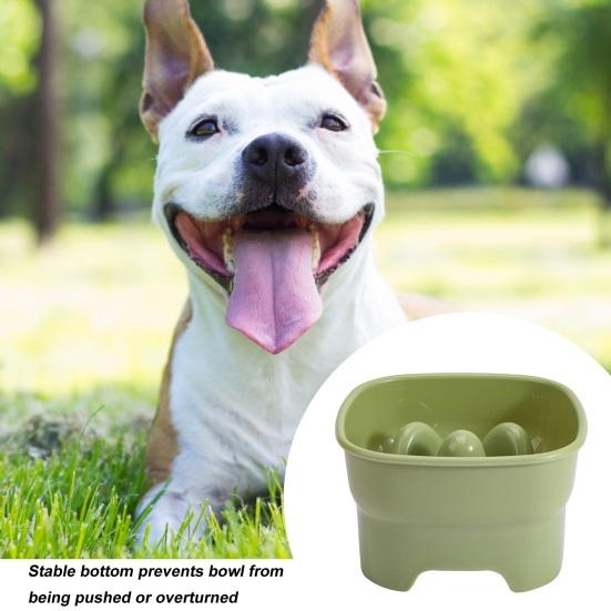 Миска для домашних животных, противоудушающая миска для кошачьей еды, стабильное основание, большая емкость, медленная собака
