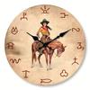 11-Inch wood quartz clock home silent living room bedroom clock creative home no-punch clock