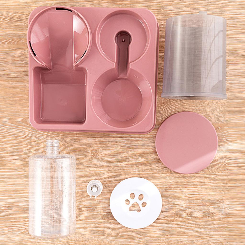 2 в 1 практичная миска для воды и еды для собак, диспенсер для воды для домашних кошек, прекрасная кормушка для собак, приподнятая миска для еды