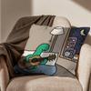 Green dinosaur Brachio Cushion Cover Suitable For Sofa Car Bedroom Office Cushions Decorative Pillow Case