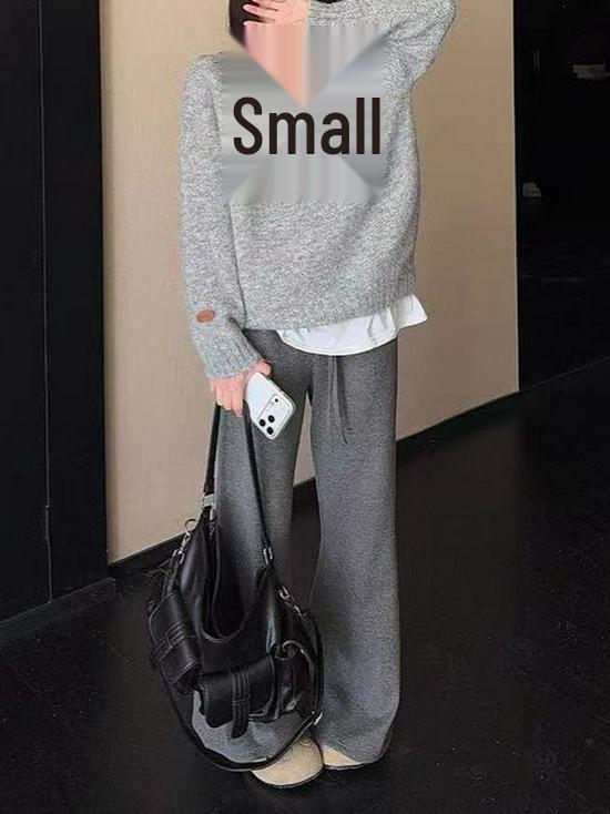 Autumn-Winter Loose Knit Pullover Sweater with Three Buttons - Korean Style Women's Top