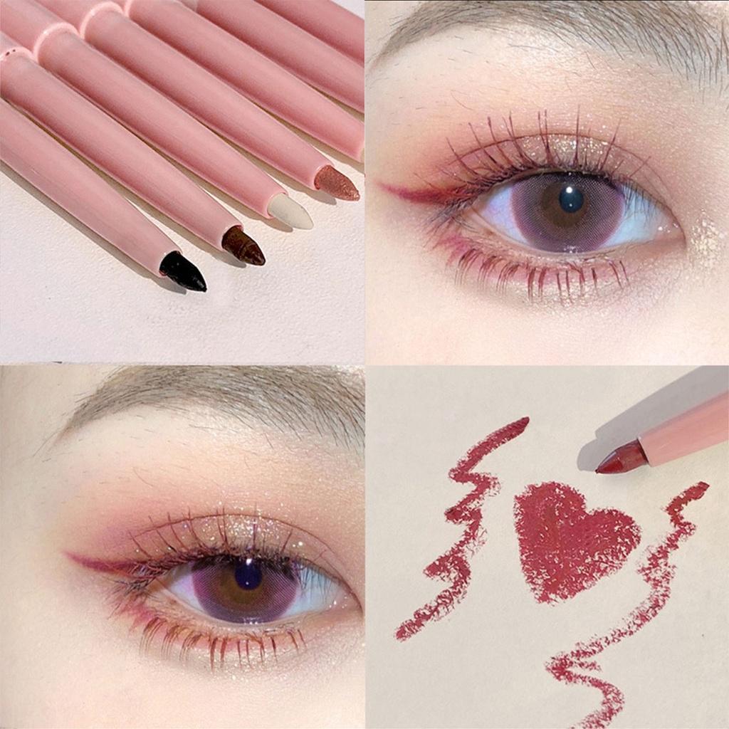 COD 5 цветов Silhouette Fine lovely Водостойкая подводка для глаз Lovely Eyeliner and Eyeshadow Pencil Eyelips Eyelight Eyebrow Eyeliner Waterproof Matte Effect Natural