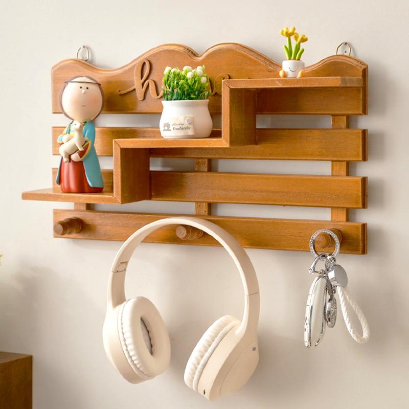 Украшение для дома Украшение для фермерского дома Держатель для ключей Оригинальная входная настенная вешалка Американский стиль Цветочный горшок Дисплей Стойка