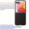 Модный деловой чехол для телефона Samsung Galaxy Z Flip 8 6 5 3 4 Flip7 FE из искусственной кожи с текстурой личи, ударопрочный