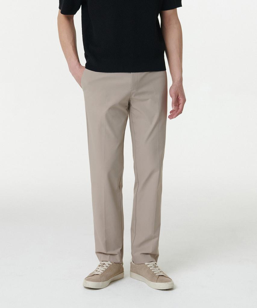 MUSINSA STANDARD Sporty Slim Fit Slacks [Light Beige]