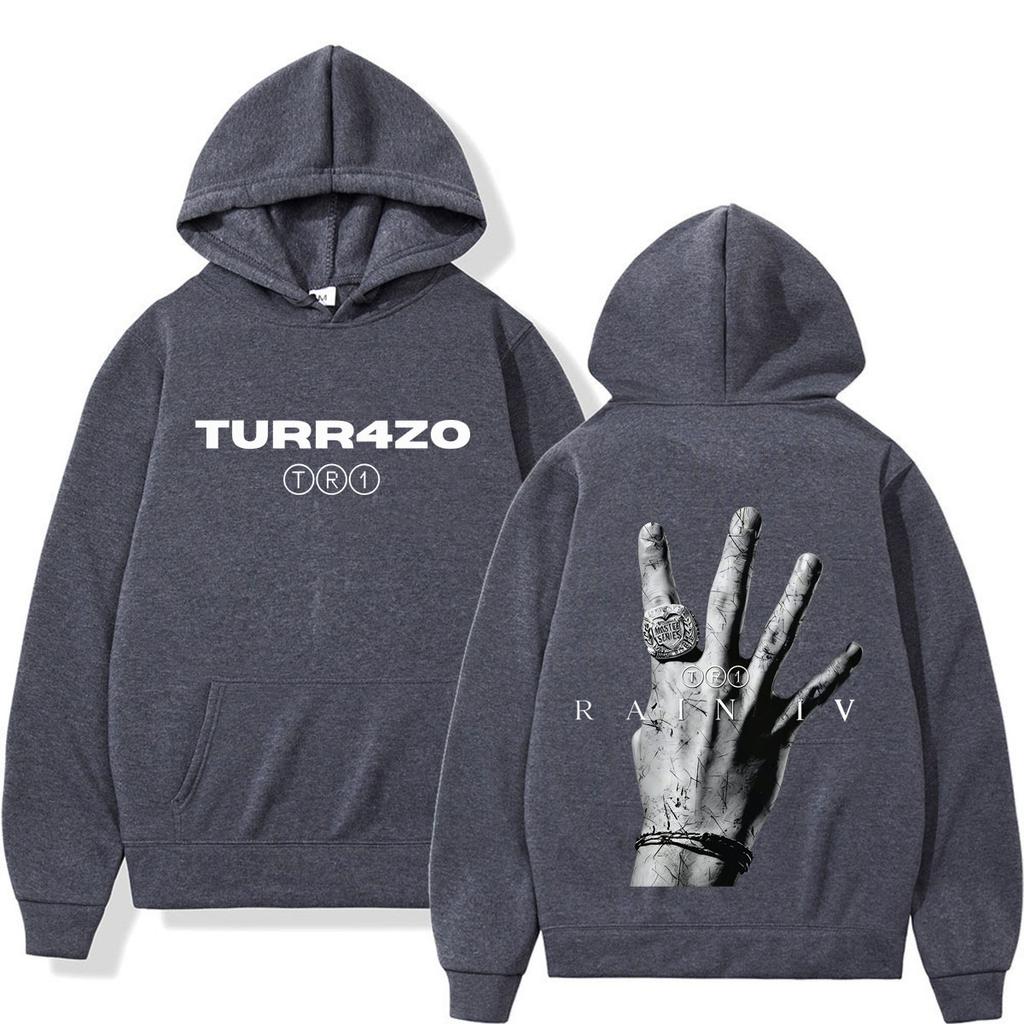 Rapper Trueno Turr4zo Album 2026 Tour Print Hoodie Unisex Hip-hop Punk Pullover Winter Fashion Loose Casual Sweatshirt Tops