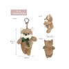 [Stream] stream market stuffed keychain mascot key ring strap charm stuffed toy doll Smaller cute Fashionable small Fluffy gray Shiba Inu Mameshiba