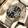 BINBOND Luminous Waterproof Reloj Auto Date Accurate Men's Watch Sturdy Stainless Steel Strap Quartz Wristwatches For Men Luxury