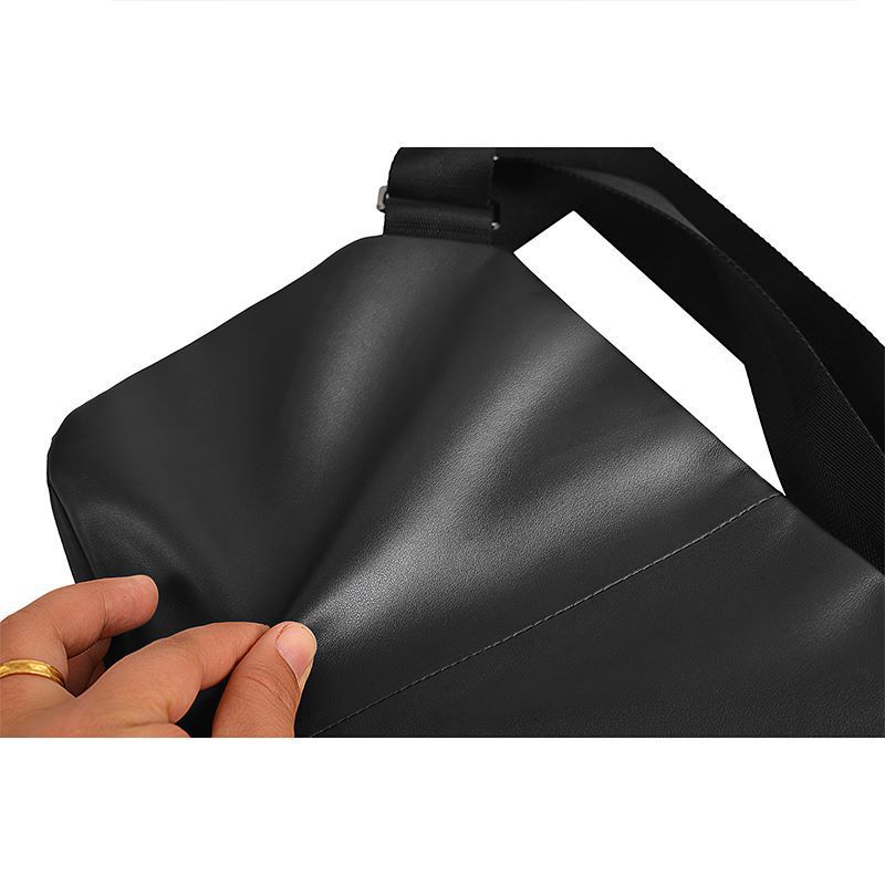 Кожаная нагрудная сумка, мужская модная сумка через плечо Slant Straddle Gun Bag, водонепроницаемая нагрудная сумка из натуральной кожи