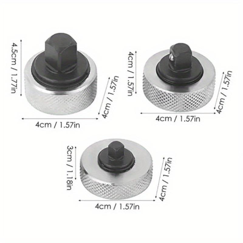 3 шт. Мини-торцевой ключ с трещоткой, цельнометаллический торцевой ключ с трещоткой для ладони и пальцев, набор из 1/4" 3/8" 1/2"