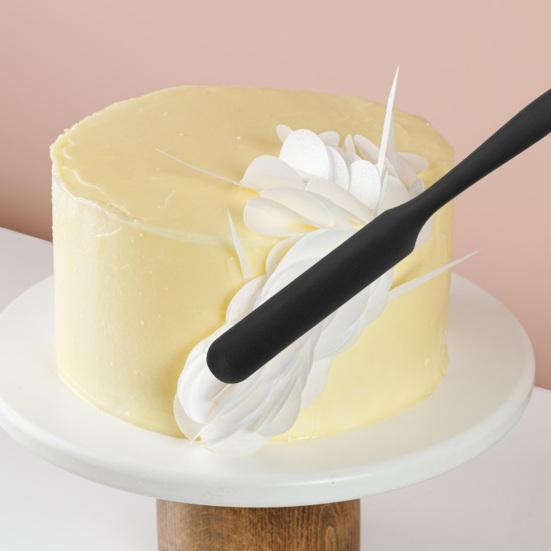 Silicone Jar Spatula Heat-Resistant Jam Spreader Cake Cream Butter Scraper Kitchen Baking Scraper for Jams Butter Frosting