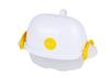 PEARL METAL DELISH KITCHEN Pearl Metal Microwave Cooking Utensils Yellow 17 X 11 X 11cm Microwave Boiled Eggs 2 Eggs CC-1341