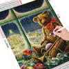Алмазная вышивка Медведь Полный квадратный комплект со стразами Новое поступление Алмазная картина Мультфильм Мозаика Окно Рождественский подарок