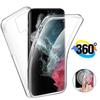 Чехол-защита для всего тела 360 градусов для Samsung Galaxy A17 A07 A37 A57 S26 S25 S23 S24 A26 A36 A56 A15 A25 A35 A55 A16 A14 A34 A54 Двусторонний прозрачный чехол
