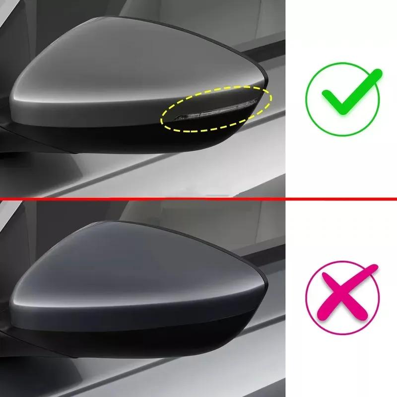 For Honda Accord 2018 - ABS Car Rearview Side Mirror Cover Wing Cap Exterior Door Housing Trim Adhesive Sticker