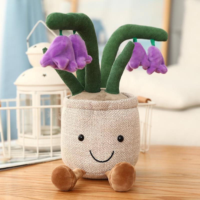 Creative Hobby Bamboo & Cactus Plush Plant Doll Ornament - Multiple Styles