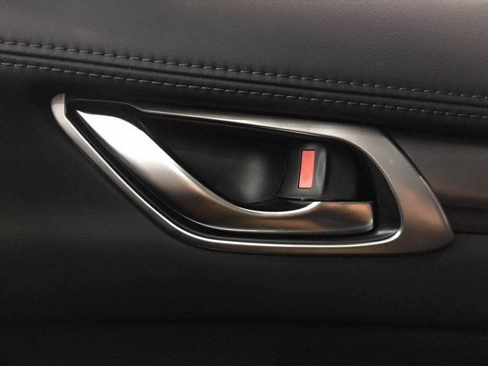 RUIQ Mazda New KG Series Exclusive Interior Matte Nickel Plated Front and Rear Inner Door Handle Garnish Designed Specifically for MAZDA CX-8 - CX-8