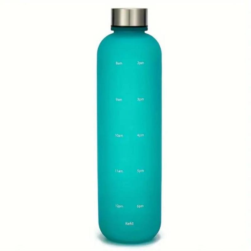 Gradient Sports Water Bottle with Measurements, Leak-Proof, Portable, Narrow Mouth, Sealable, BPA-Free PC Material - For Fitness