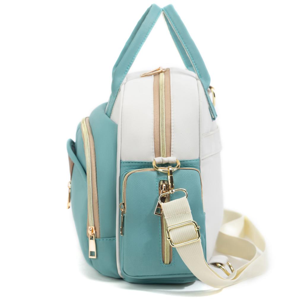 Сумка-тоут для мамы Оксфорд Многофункциональный рюкзак Сумки через плечо для детских подгузников Сумка-холодильник для детских бутылочек на открытом воздухе Женский портативный рюкзак для коляски