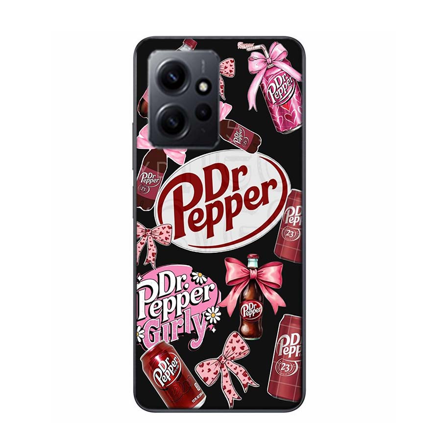 Cherry D-Dr-P-Pepper Drink Phone Case For Redmi Note 14 15 Pro 5G 13 12 Pro Plus 11 11T 11E 11S 10 Pro 10S 9 9S Cover Cell Clear