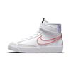New Blazer 77 SE Wear-Resistant Slip-Resistant Mid-Top Skateboard Shoes White Gray Purple Children Aged 3-7 Years Old DJ0266-100
