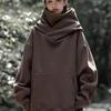 Unisex Oversized Hooded High-Neck Streetwear Sweatshirt