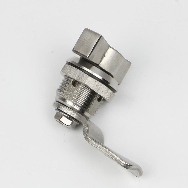 Stainless Steel T Handle Quarter Turn Cam Latch Hand Operated Rotary Lock for Electrical Cabinet Enclosure Door Panel