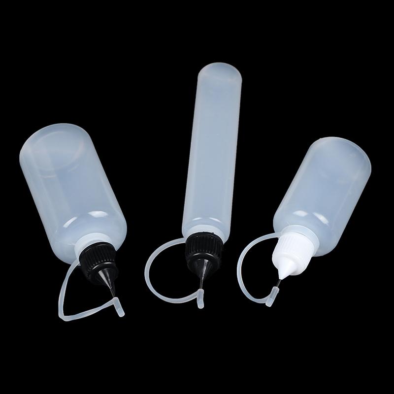 5Pcs 30Ml/50Ml Glue Applicator Needle Squeeze Bottle For Diy Quilling Paper Tool