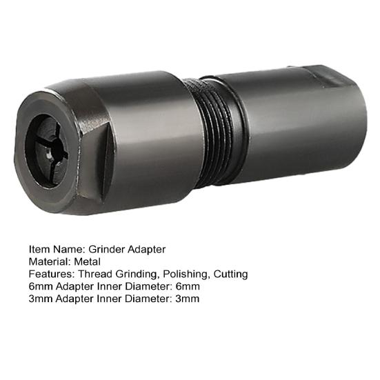 3 мм/6 мм шлифовальный патрон, ремонт резьбы, простая установка, угловая шлифовальная машина на прямой шлифовальный патрон для угловой шлифовальной машины 100, резьба M10
