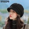 Octagonal Hat Women's Autumn and Winter Thick and Warm Beret Fashionable and Versatile Korean Version