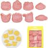 Anpanman Cookie Cutter Set (10 Pieces) - Baking Kit with Chocolate Cutter and Press-Type Confectionery Tools for Kids, Handmade Prizes