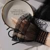 Double Layered Flared Ruffled Wrist Sleeves Fake Cuffs Ornaments Black White Detachable False Sleeves For Shirt Sweater