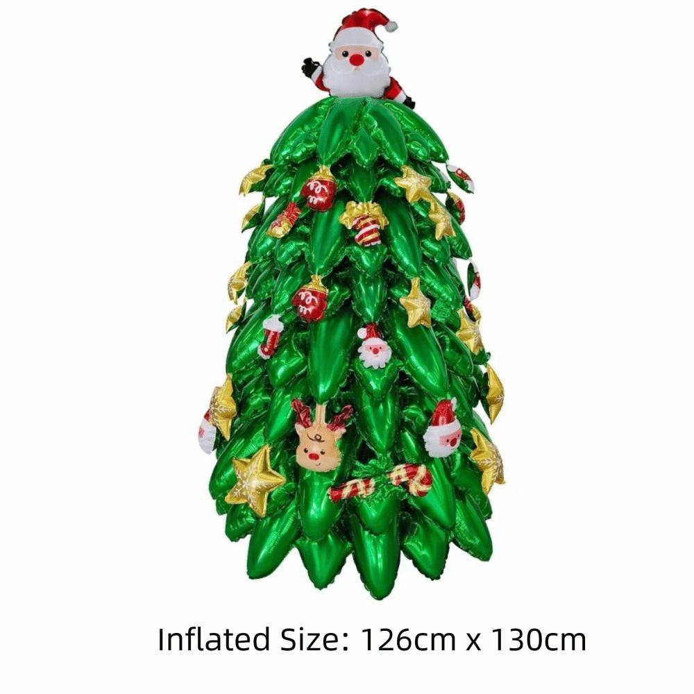 DIY Large Inflatable Balloon Aluminum Film Christmas Tree Balloon  Seasonal Celebrations