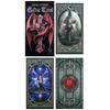 [A1344] - Creative Tarot 'Anne Stokes Gothic Tarot' Black Red - 11. 5x6x3cm