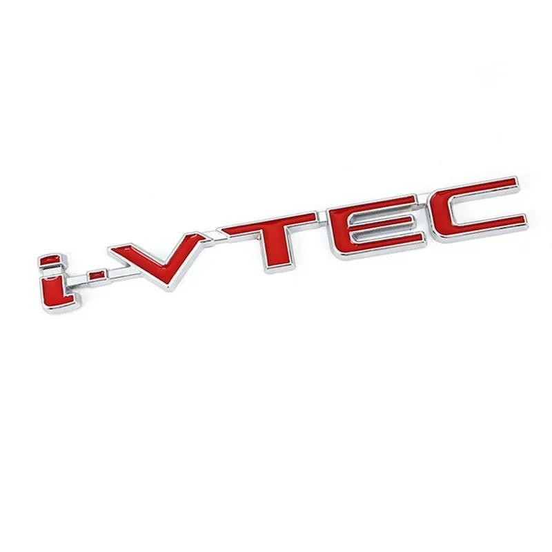 MPC4 Car Sticker VTEC Emblem Decal for Honda I VTEC Badge Fit Accord Odyssey CRV HRV Exterior Accessories Decoration