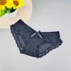 3 шт. Женское сетчатое нижнее белье с низкой посадкой, кружевными оборками, милые женские перспективные сексуальные трусы, удобные трусики