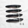 Door Handle Plastic Cover Trim Handles Covers for Kia Optima K5 TF MK3 2012 2013 2014 Car Accessories Imitation Carbon Fiber