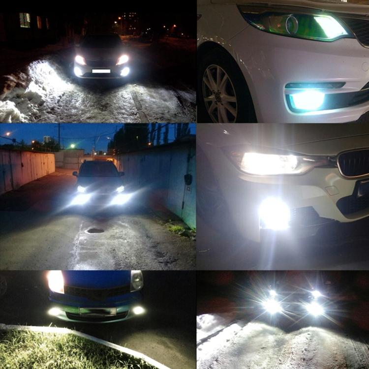2 шт. H11/H8 DC12V-24V/12W/3000K/800LM 12LEDs SMD-3030 Автомобильные светодиодные противотуманные фары