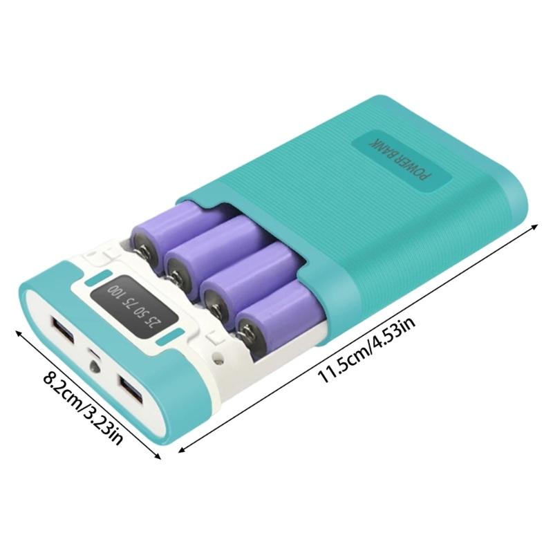 4-слотное зарядное устройство для мобильных аккумуляторов 18650, съемный отсек для батарей, не требует пайки, решение для зарядки различных устройств