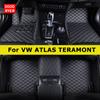 DOODRYER Custom Car Floor Mats For VW Atlas Teramont Auto Carpets Foot Coche Accessorie